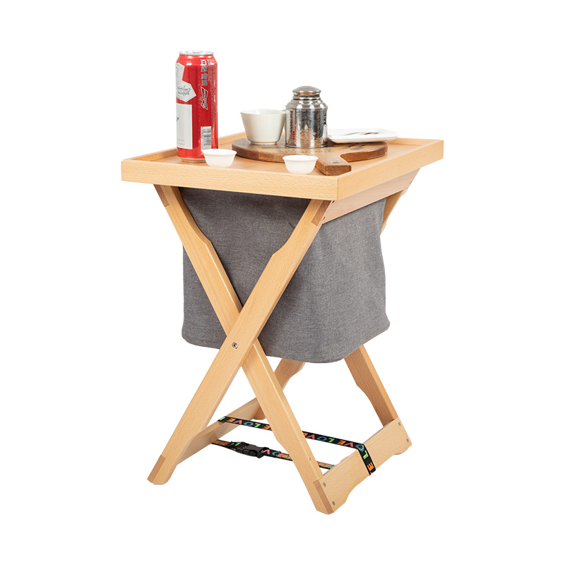 Outdoor Folding Saddle Camping Table