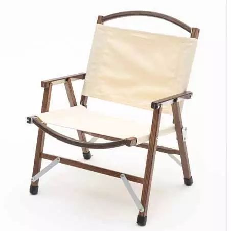 White Canvas Outdoor Camping Chair